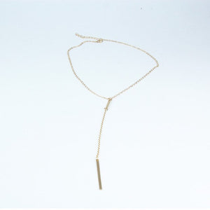 Y Shaped Circle chain Necklace