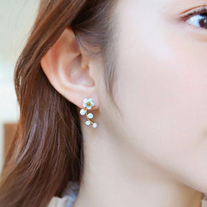 Crystal Earrings Pearl
