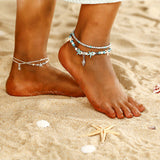Star color Chain Ankle Bracelet
