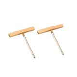 Simple One Word Shape Earrings