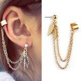 gold earrings