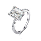 Designs New Silver Cubic Zircon Rings Set