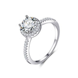 Designs New Silver Cubic Zircon Rings Set