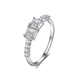 Designs New Silver Cubic Zircon Rings Set