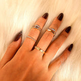 Vintage  Hearts Fatima Hands Cross Crown Fashion Rings