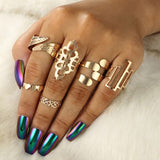 Vintage  Hearts Fatima Hands Cross Crown Fashion Rings