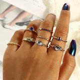 Vintage  Hearts Fatima Hands Cross Crown Fashion Rings