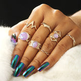 Vintage  Hearts Fatima Hands Cross Crown Fashion Rings